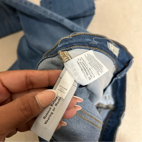 Madewell 10" High-Rise Skinny Jeans: Tulip-Hem Edition‎ Size 29 - Picture 6 of 9